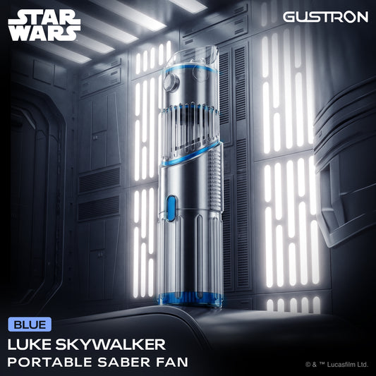 Gustron Portable Saber Fan Luke Skywalker - Blue