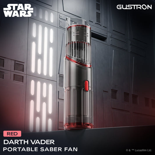Gustron Portable Saber Fan Darth Vader - Red
