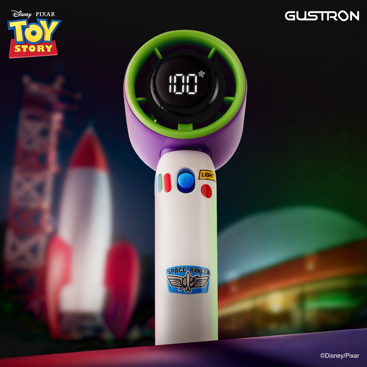 Gustron Super Power Handheld Fan Buzz Lightyear