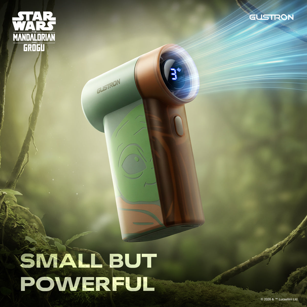 Gustron Portable Handheld Fan Grogu