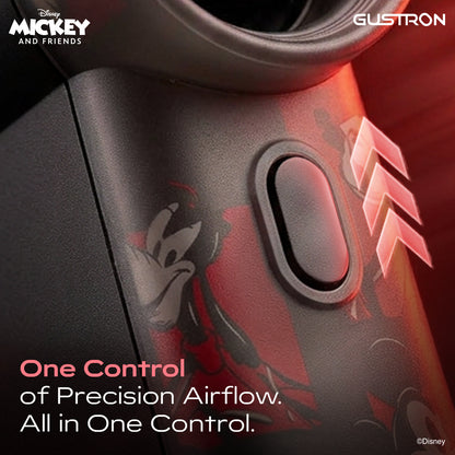 Gustron Portable Handheld Fan Mickey Racing - Black