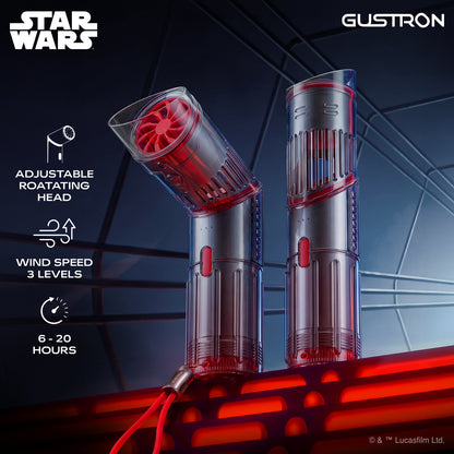 Gustron Portable Saber Fan Darth Vader - Red