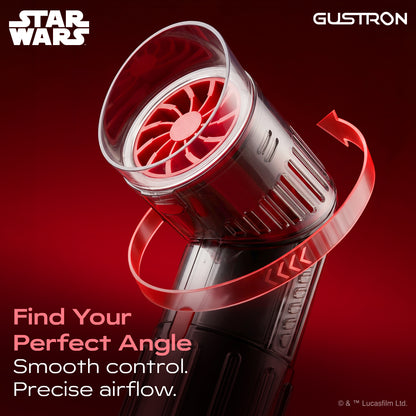 Gustron Portable Saber Fan Darth Vader - Red