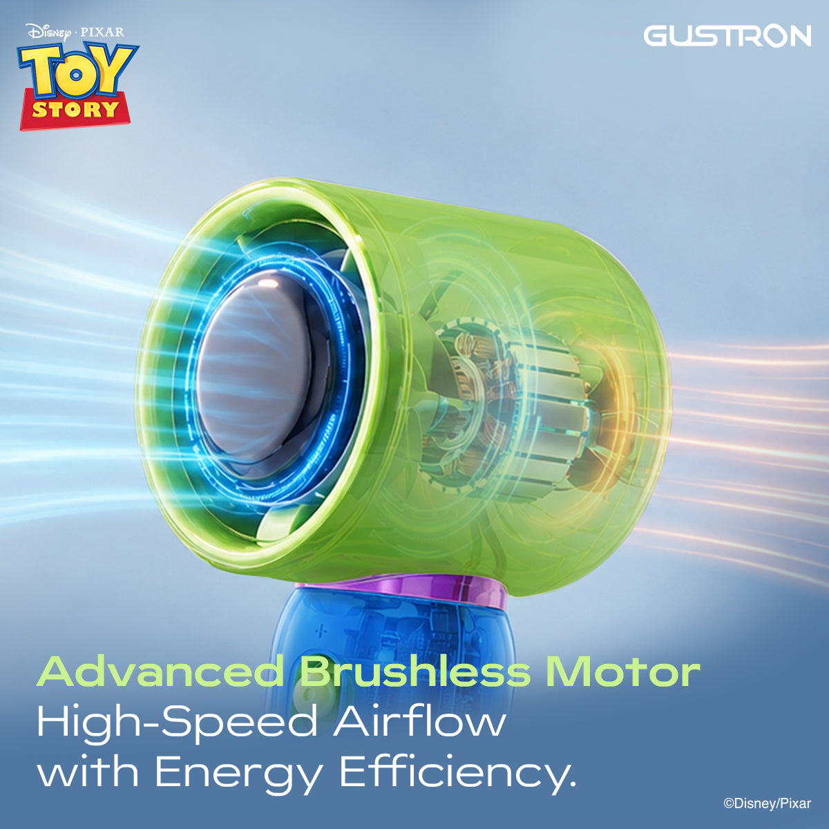 Gustron Super Power Handheld Fan Aliens