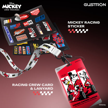 Gustron Portable Handheld Fan Mickey Racing - Black
