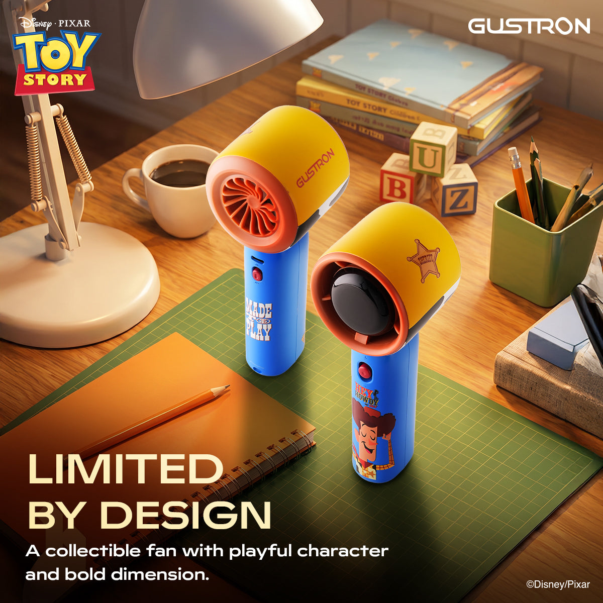 Gustron Super Power Handheld Fan Woody
