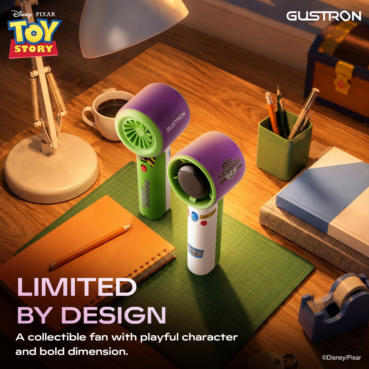 Gustron Super Power Handheld Fan Buzz Lightyear