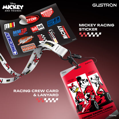 Gustron Portable Handheld Fan Mickey Racing - Red