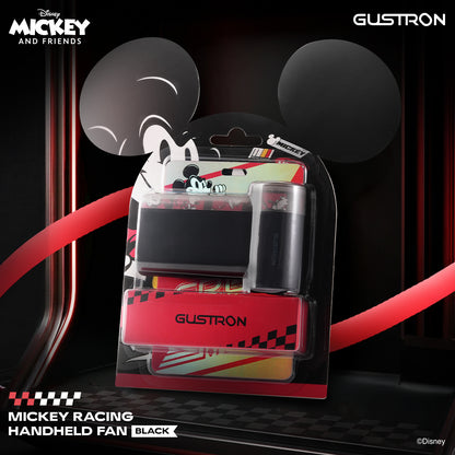 Gustron Portable Handheld Fan Mickey Racing - Black