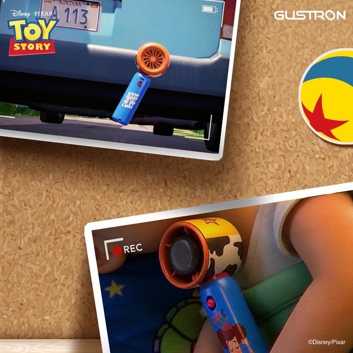 Gustron Super Power Handheld Fan Woody