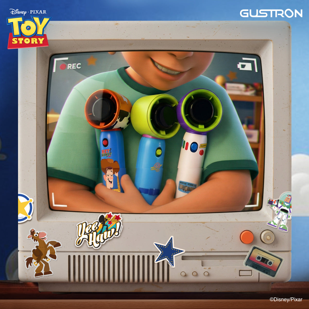 Gustron Super Power Handheld Fan Aliens